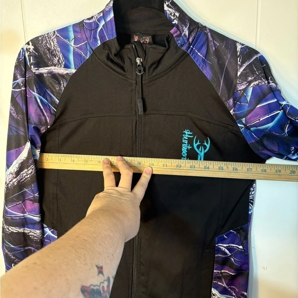 Huntworth Women’s Medium Oaktree Purple Camo Athletic Jacket